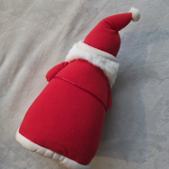 Vintage Hallmark Santa Claus Plush with Gold Star Tree Topper - Picture 3 of 6